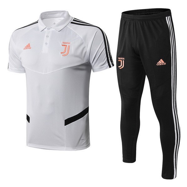 Polo Juventus Conjunto Completo 2019-2020 Blanco Naranja